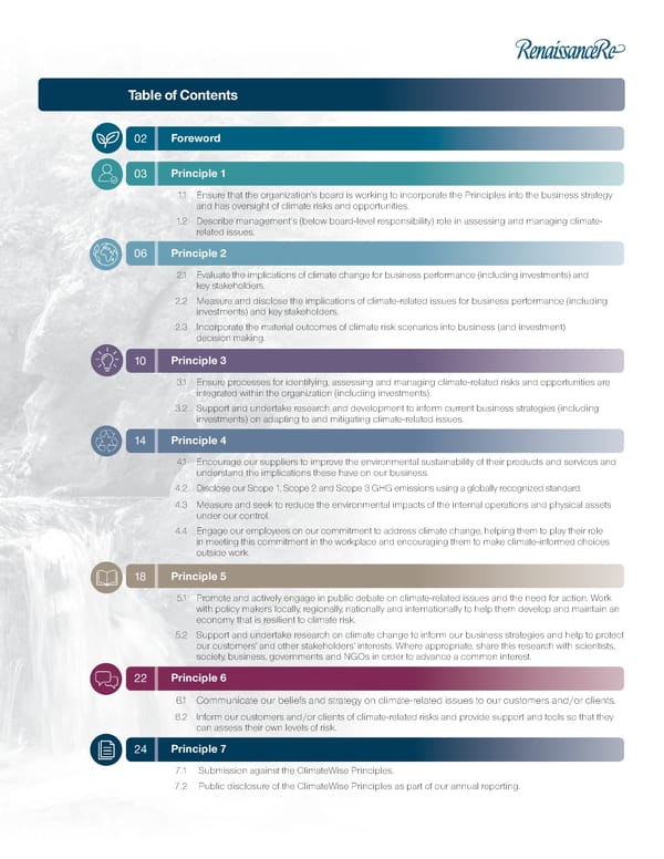 2022 ClimateWise Report - Page 2