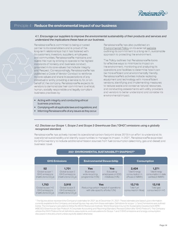 2022 ClimateWise Report - Page 16
