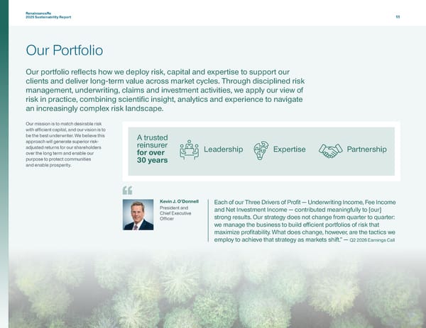 RenaissanceRe 2025 Sustainability Report - Page 14