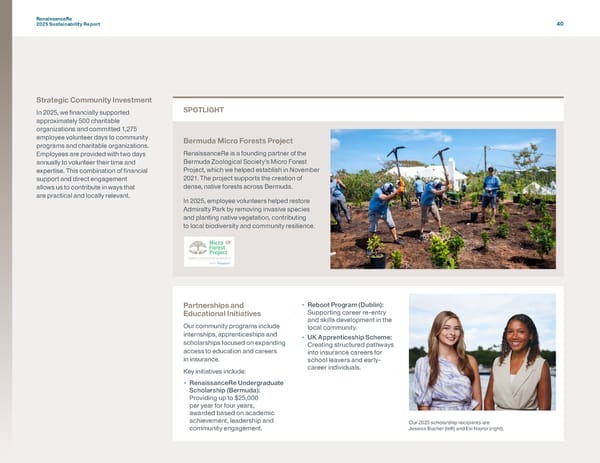 RenaissanceRe 2025 Sustainability Report - Page 43